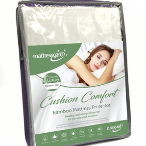 Mattressgard Cushion Comfort Bamboo Mattress Protector
